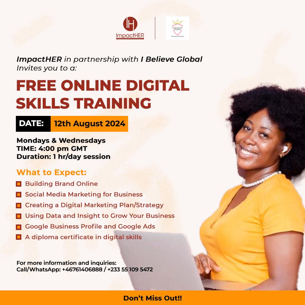 Empowering African Female Entrepreneurs Through Digital Skills Training